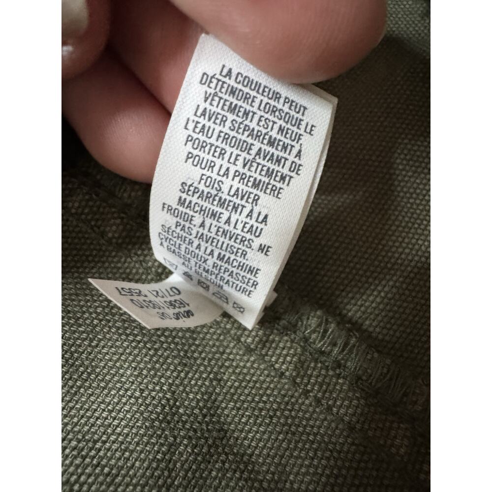 aerie Olive Green Button-Down Utility Jacket - Picture 6 of 9